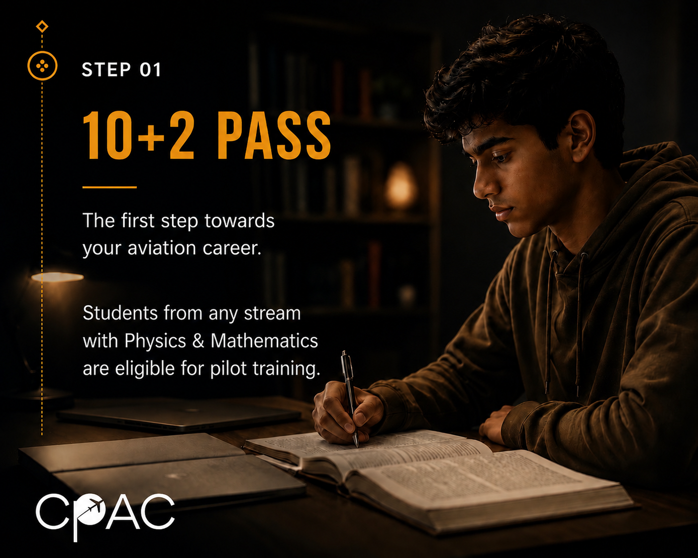 Step 1 10+2 qualification for CPL roadmap in India