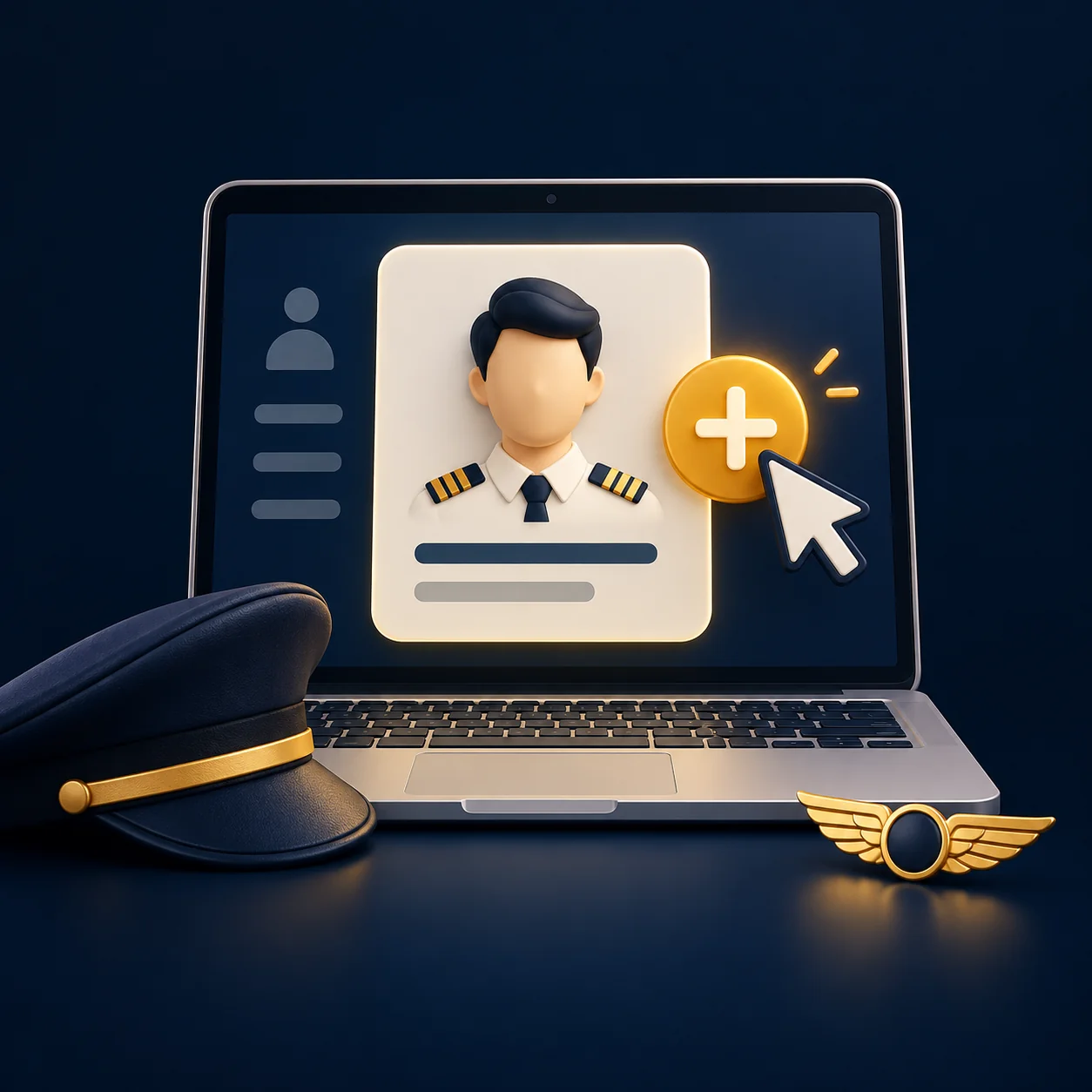 Select Sign Up and Pilot User Type