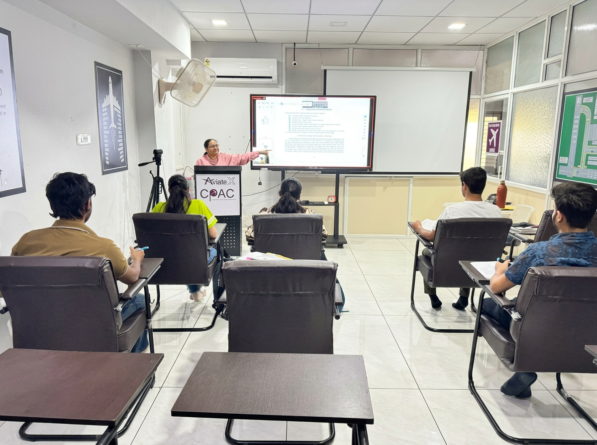 Air regulations classroom session at CPAC Indore