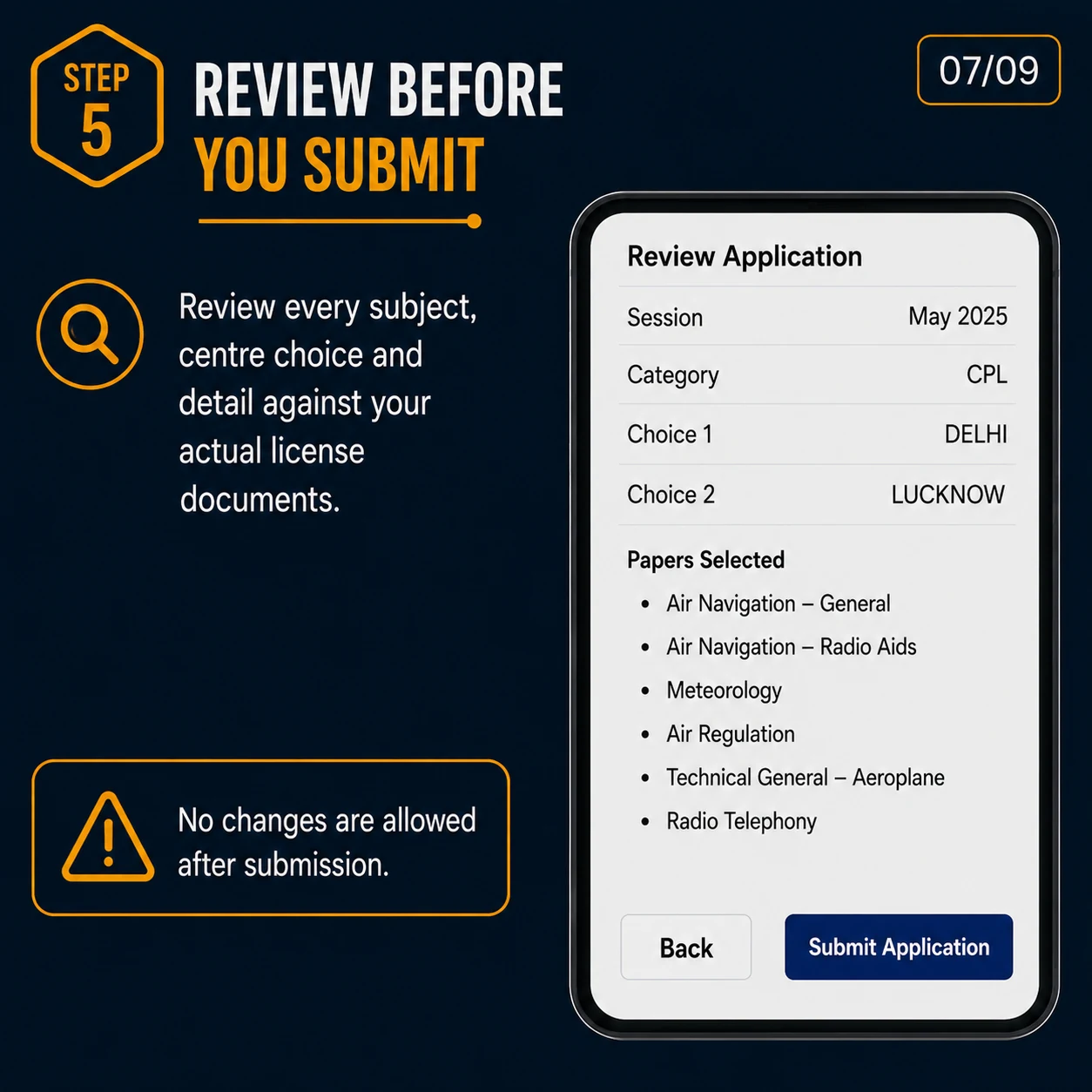 Review Before You Submit